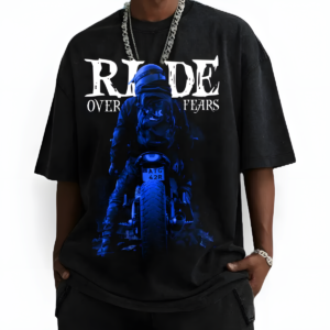 Ride Over Fears Oversized T-Shirt