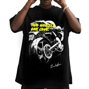 Two Wheels, One Love Oversize Tshirt